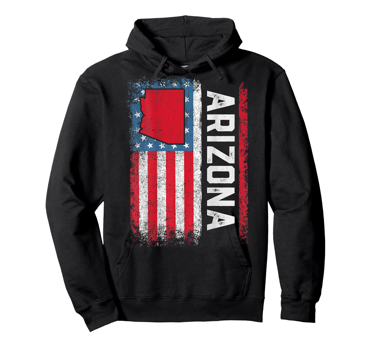 Vintage Arizona State USA Flag Shirt Arizona (On Back) T-Shirt