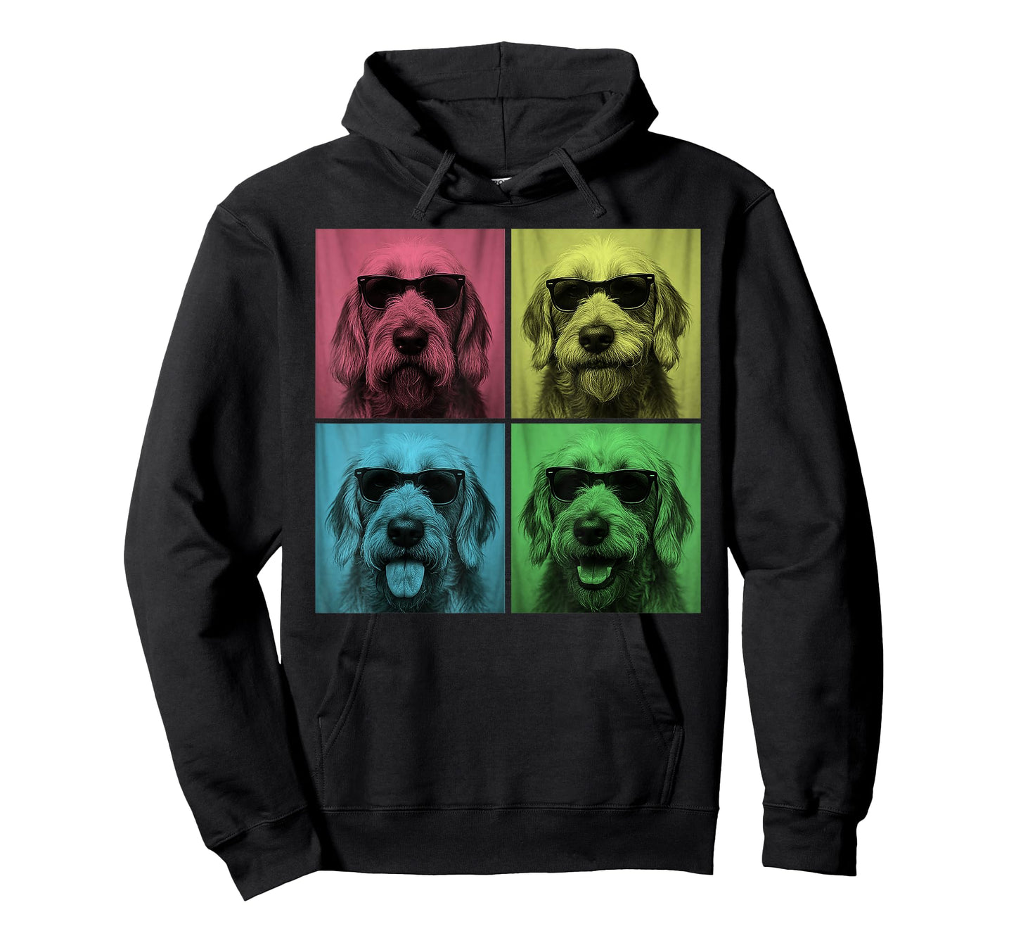 Spinone Italiano Pop Art Funny Dog Lover Photo Booth T-Shirt for Men Women Kids