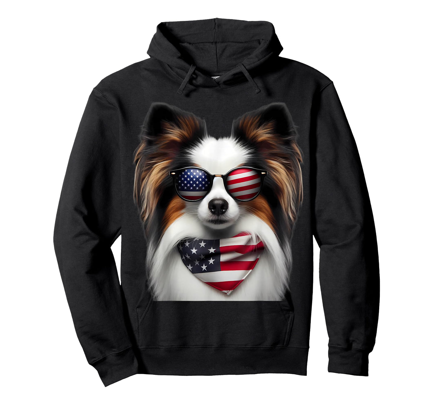 American Papillion Dog 4th Of July Incependence Day Owner T-Shirt