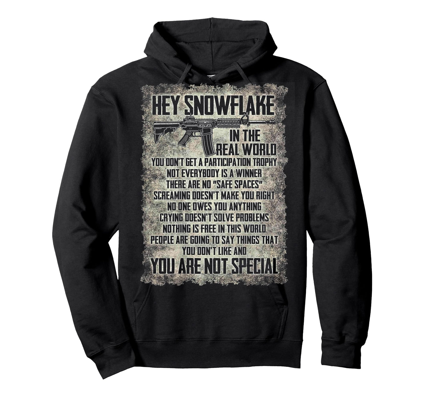 Hey Snowflake in The Real World (on Back) T-Shirt