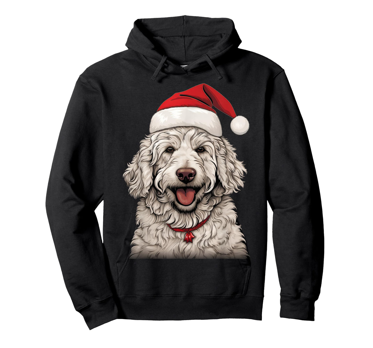 Goldendoodle Santa Claus Hat Christmas Party Xmas Pajama T-Shirt