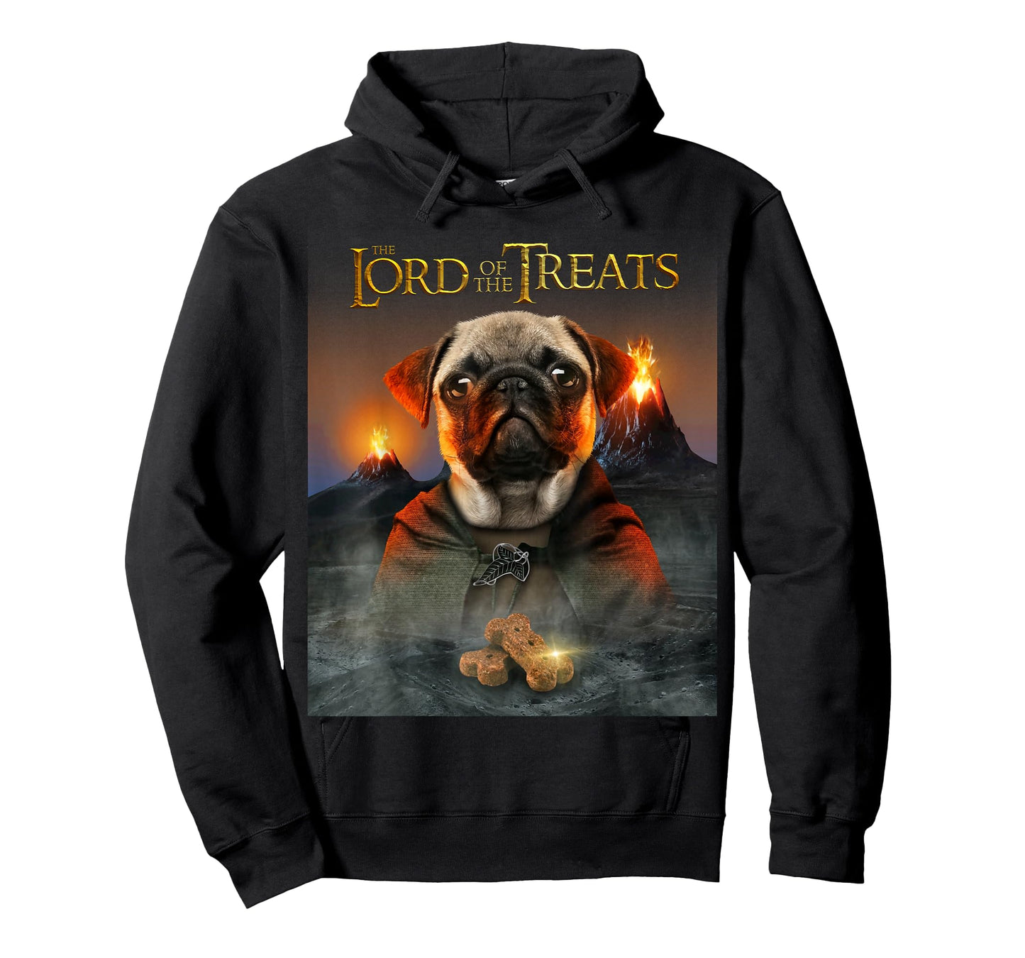 LORD OF THE TREATS - Funny & Cute Pug Puppy T-Shirt