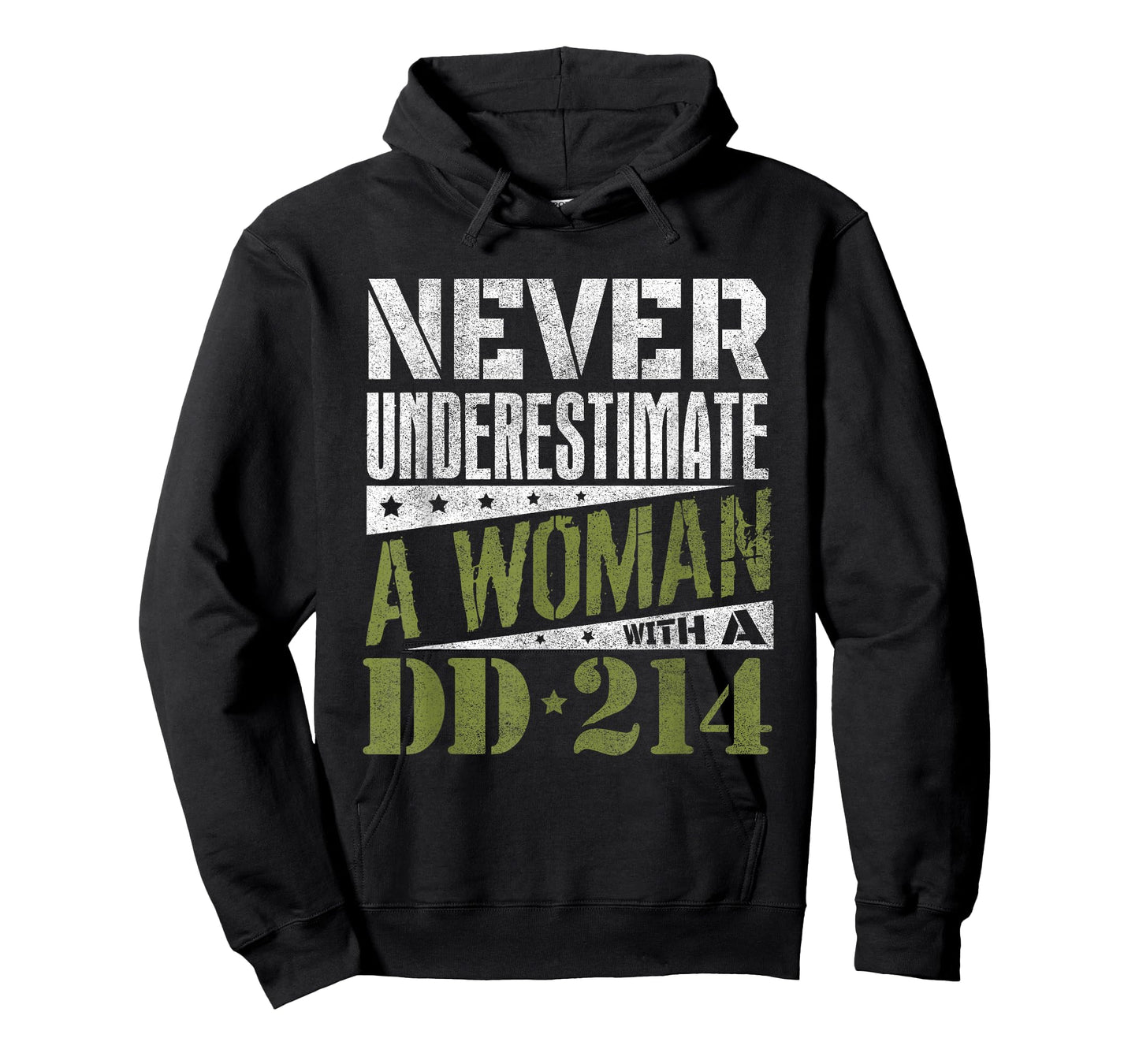 DD-214 Shirt, Never Underestimate A Woman With DD214 Veteran T-Shirt