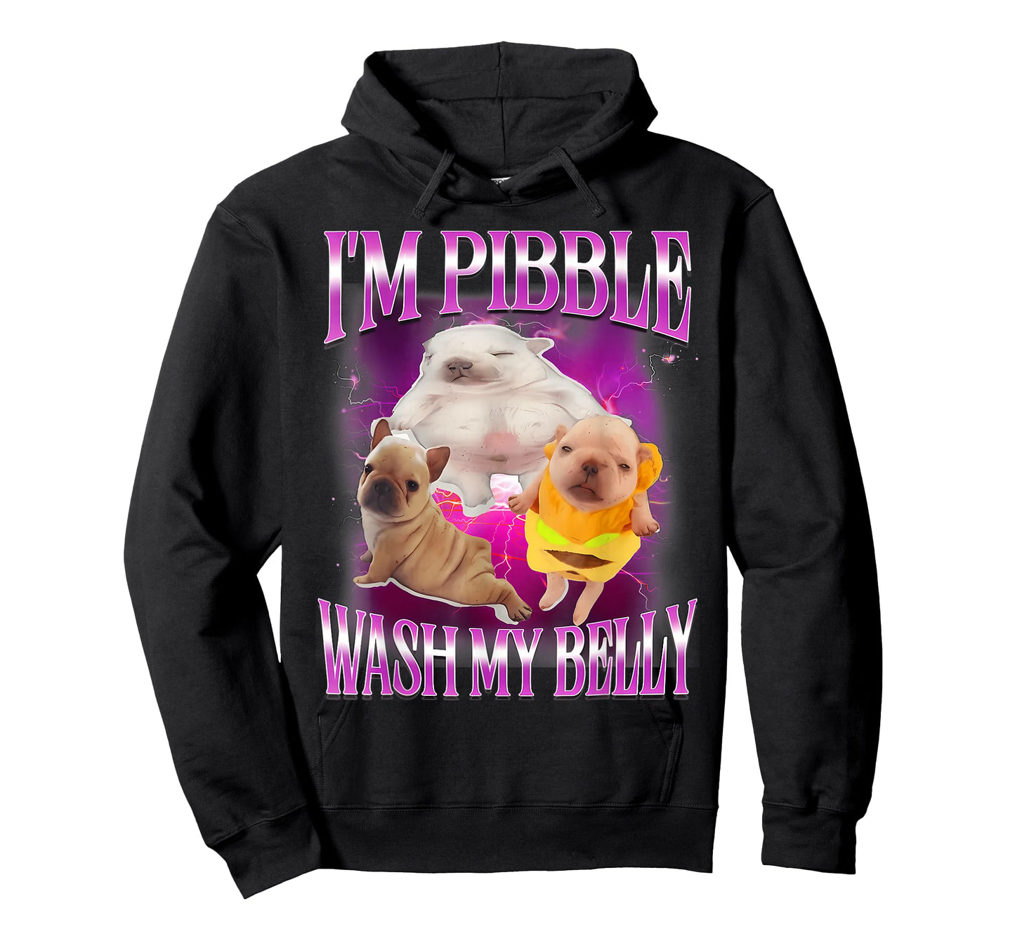 I Am Pibble Wash My Belly Funny Dog Meme T-Shirt