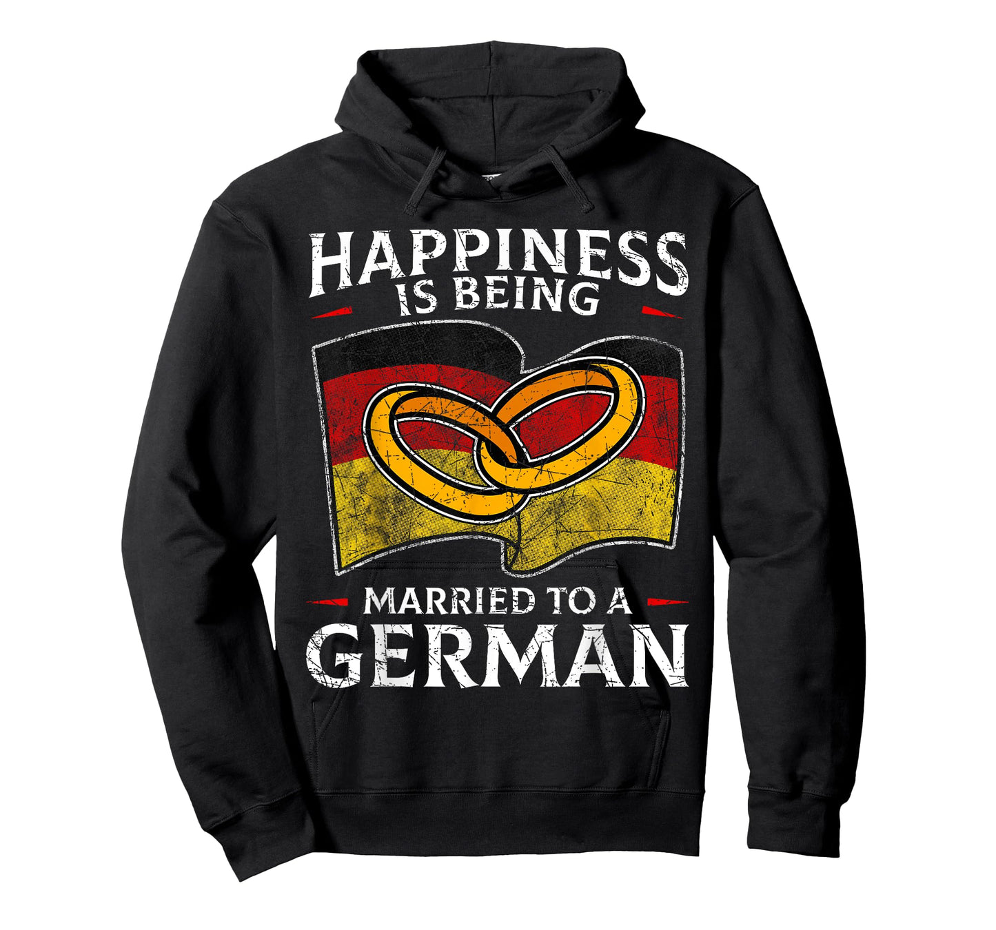 German Shirt Germany Flag Wedding Ring Marriage T-Shirt