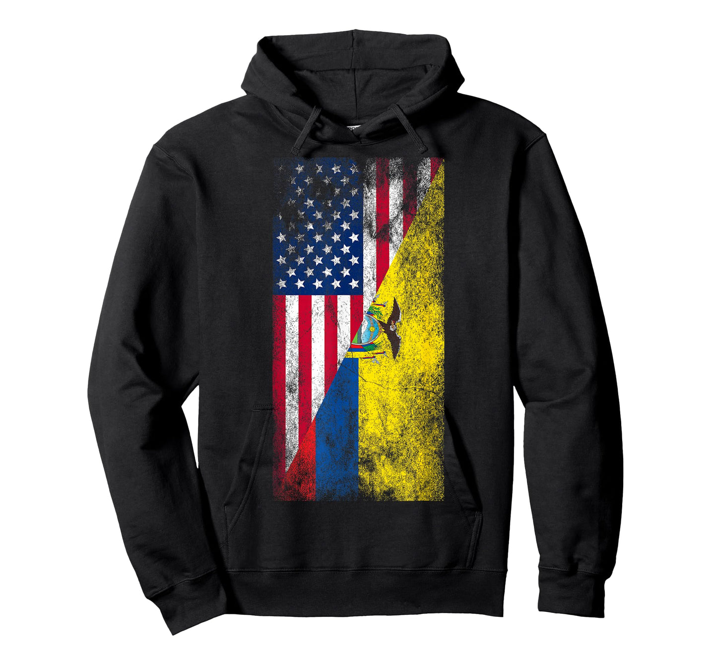 USA & Ecuador Flags - United States of America, Ecuadorian T-Shirt