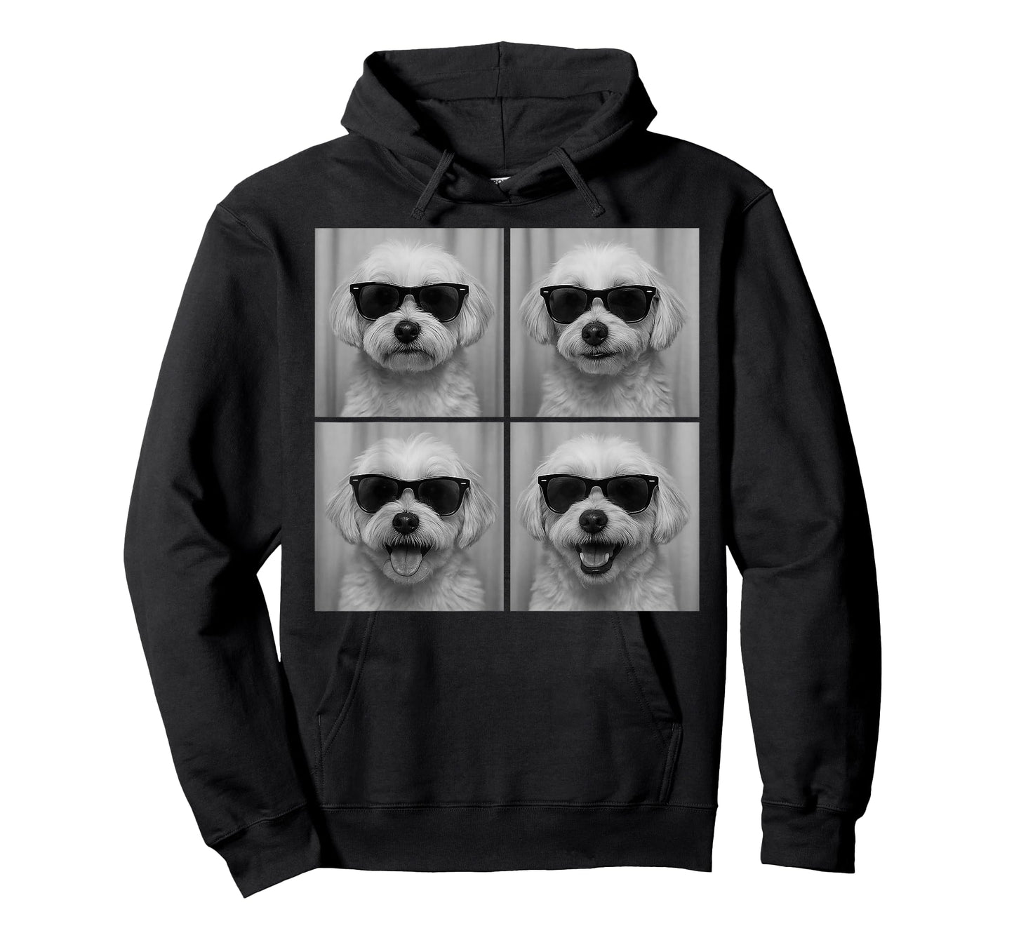 Funny Maltese Dog Lover Cute Maltese Photo Booth T-Shirt