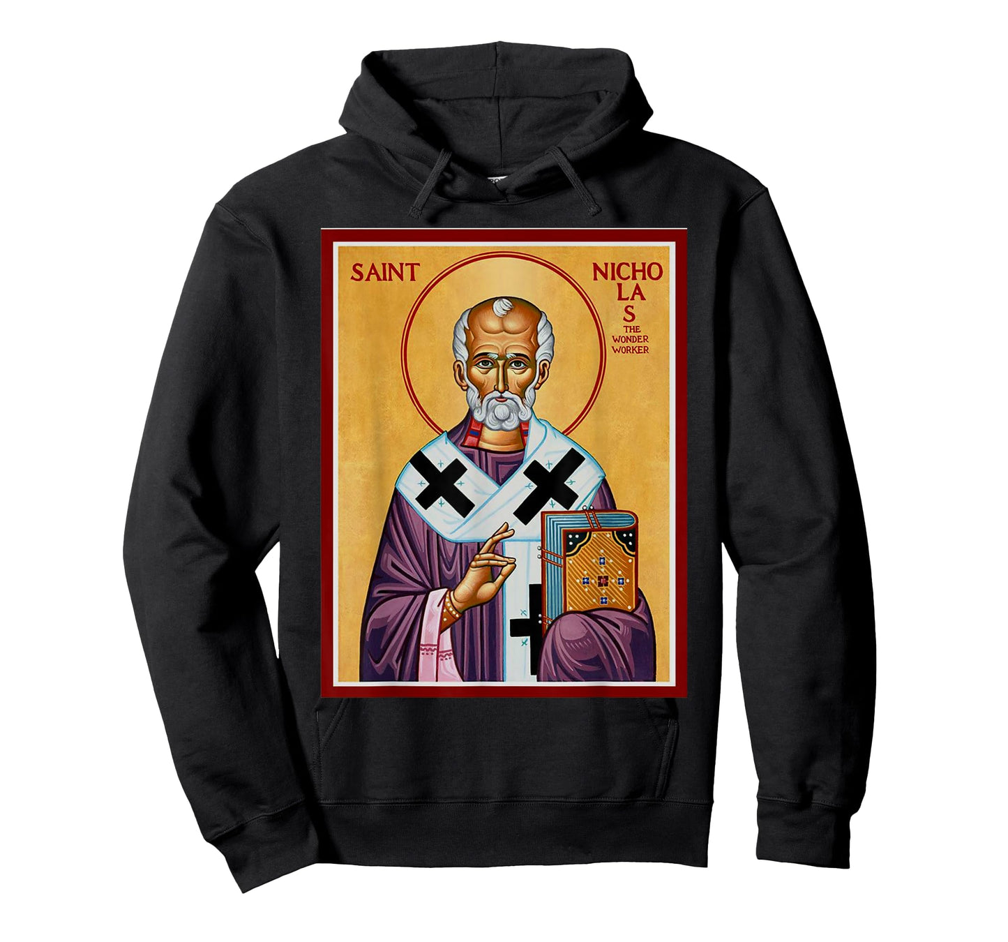 Saint Nicholas of Myra Eastern Orthodox Byzantine Art Church T-Shirt
