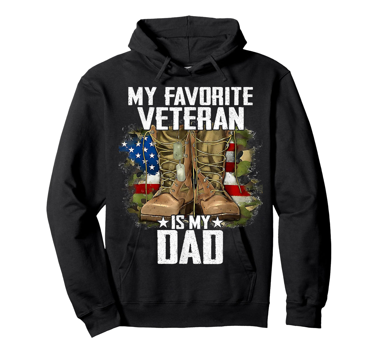 My Favorite Veteran is My Dad Father Veterans Day Thank You T-Shirt