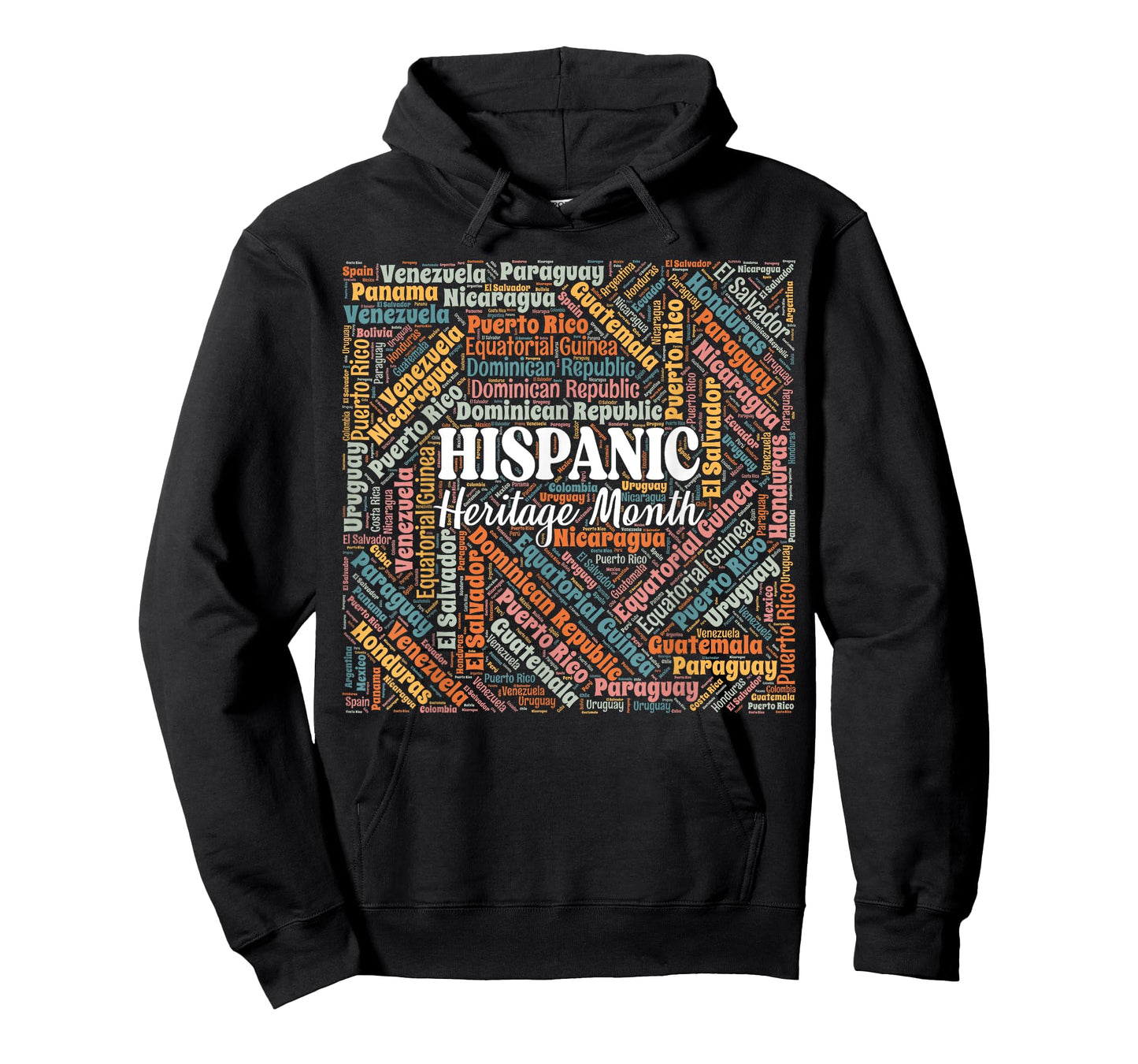 Hispanic Heritage Month All Latin Countries Latino Pride T-Shirt