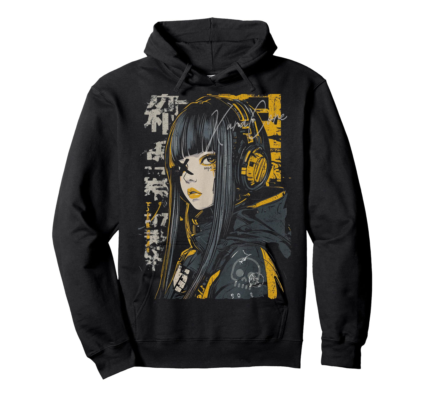 Japanese Streetwear Cyberpunk Y2K Techwear Retro Manga Anime T-Shirt
