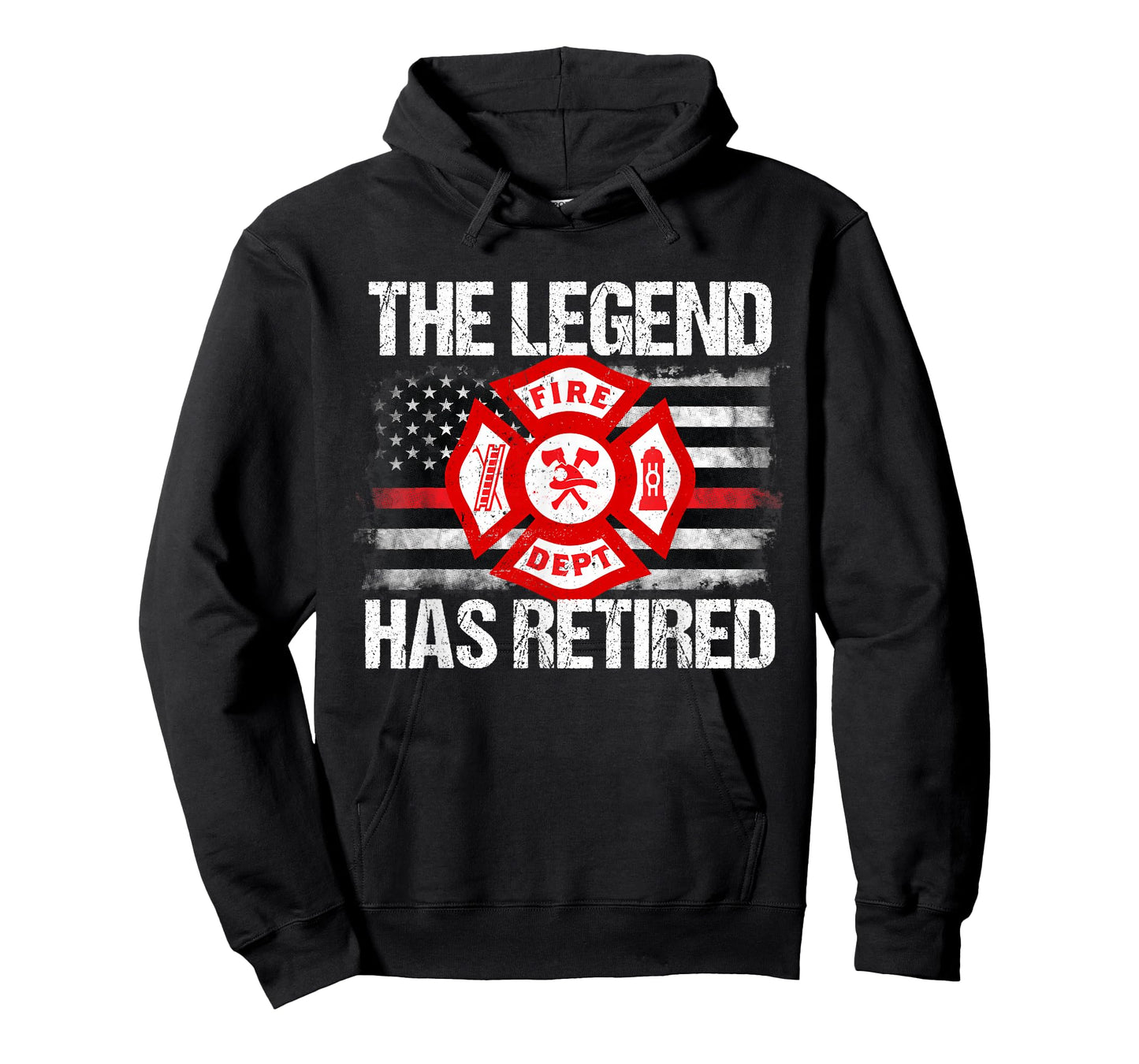 The Legend Has Retired Firefighter Retirement Party Gift T-Shirt