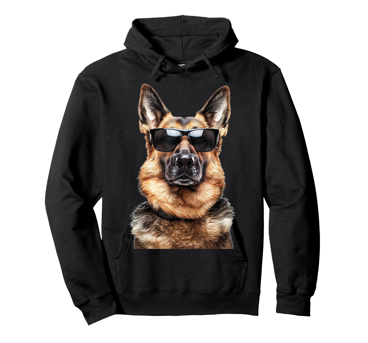 German Shepherd Dog Doggy wearing Sunglasses Funny Graphic T-Shirt