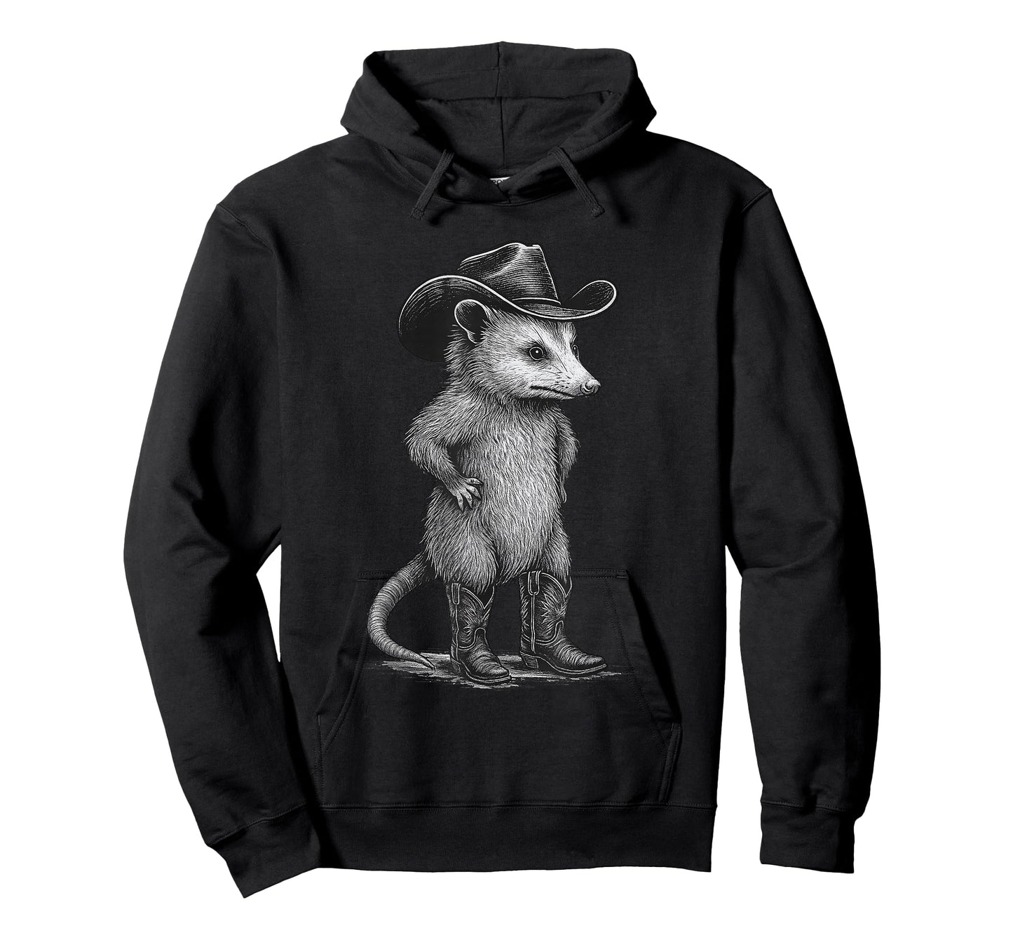Vintage Cowboy Opossum Shirt Western Country Women Men T-Shirt