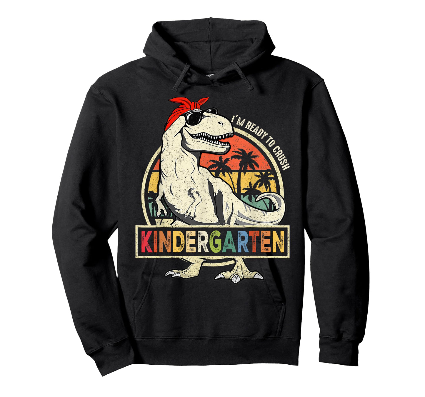 I'm Ready to Crush Kindergarten Back to School Dinosaur Boys T-Shirt