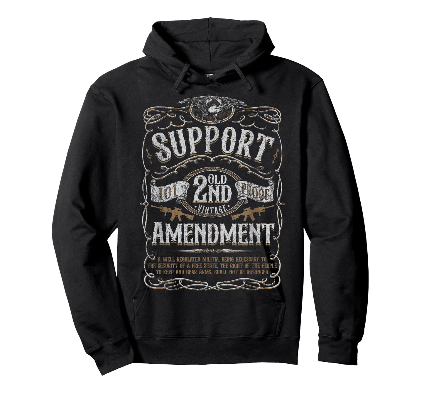 Support 2nd Amendment Pro Gun Republican Whiskey Jackson T-Shirt