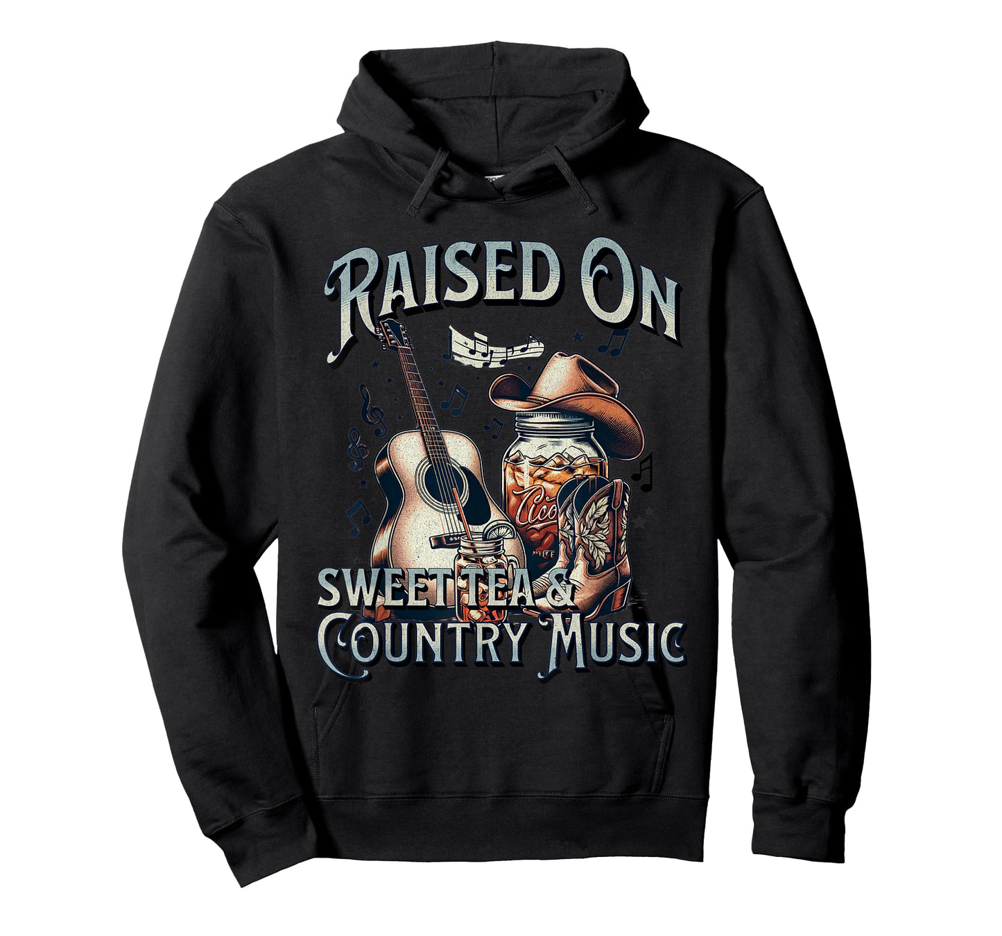 Raised On Sweet Tea And Country Music T-Shirt