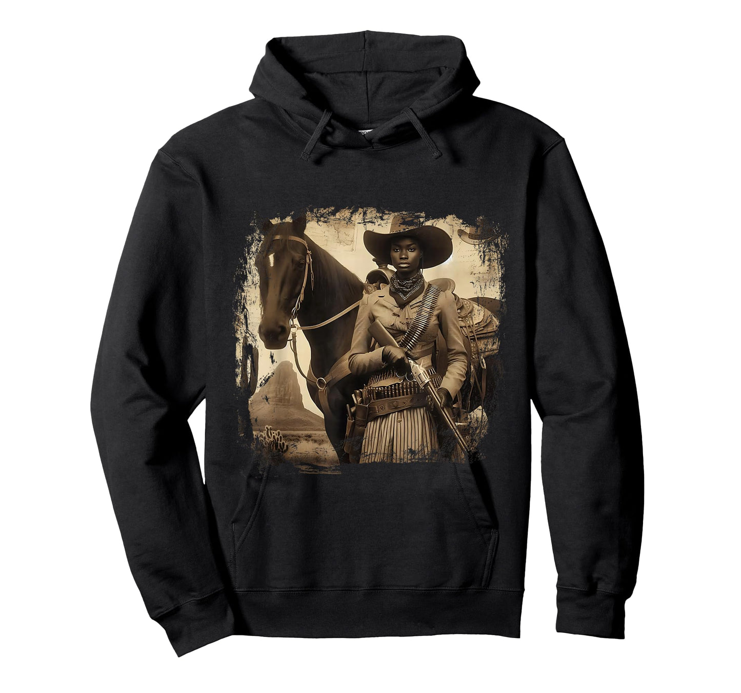 Melanin Cowgirl Swag Cowgirls Black History African T-Shirt