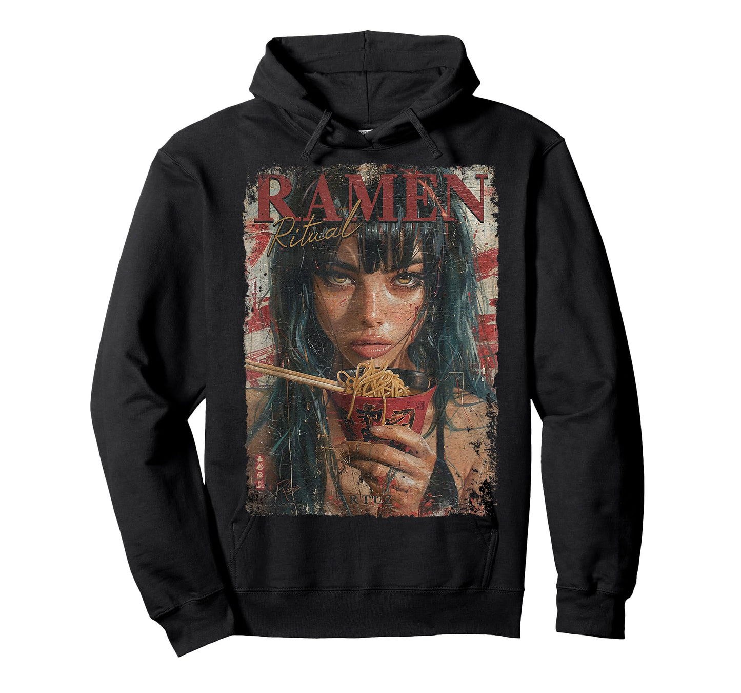 Japanese Ramen Noodles Otaku Y2K Fashion Kawaii Manga Anime T-Shirt