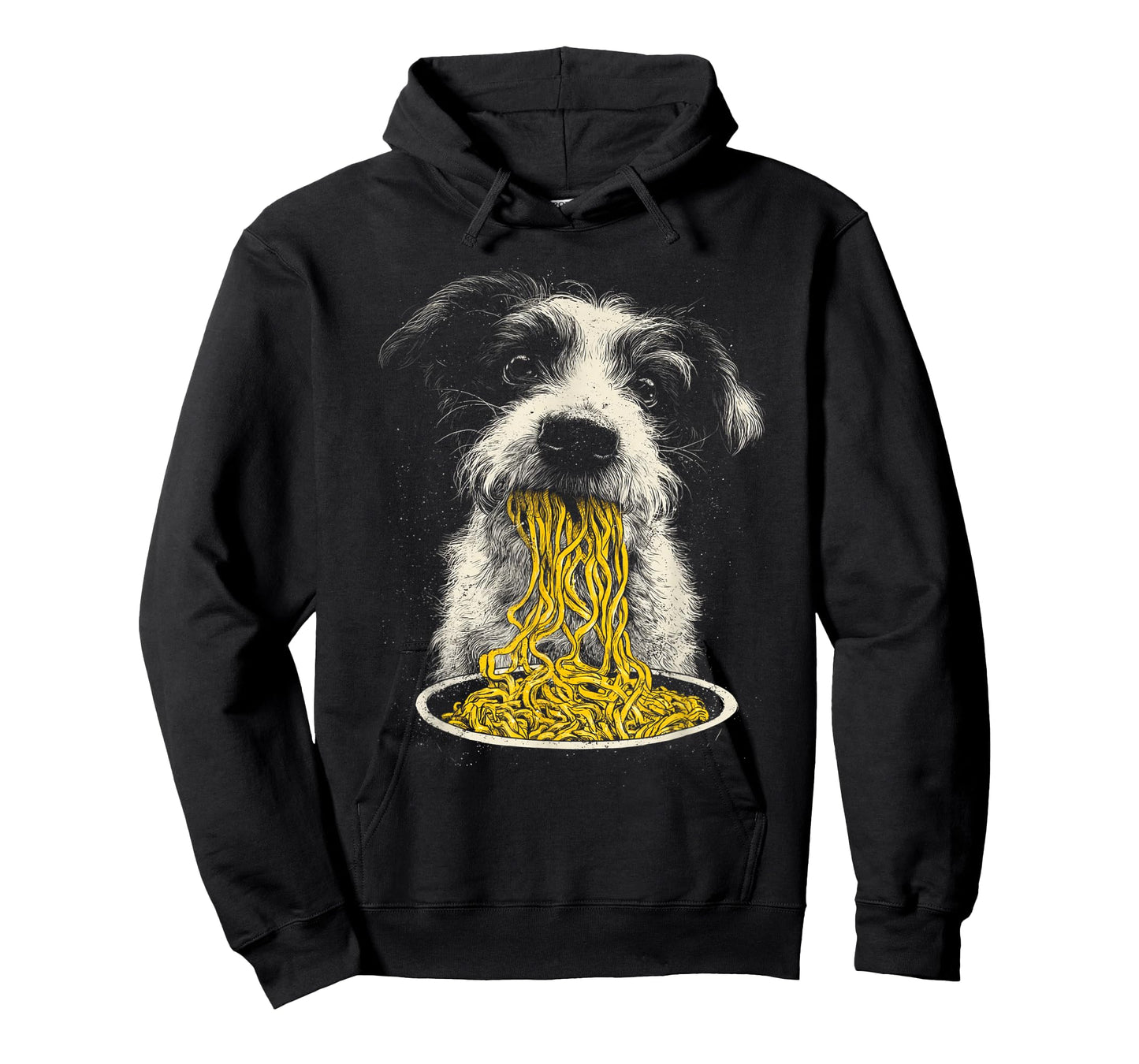 Baby Dog Eating Ramen T-Shirt