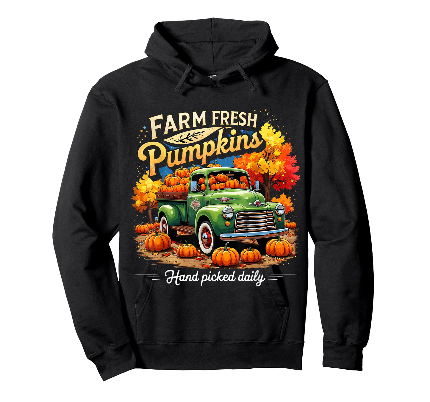 Farm Fresh Pumpkins Vintage Autumn Harvest Truck Fall T-Shirt