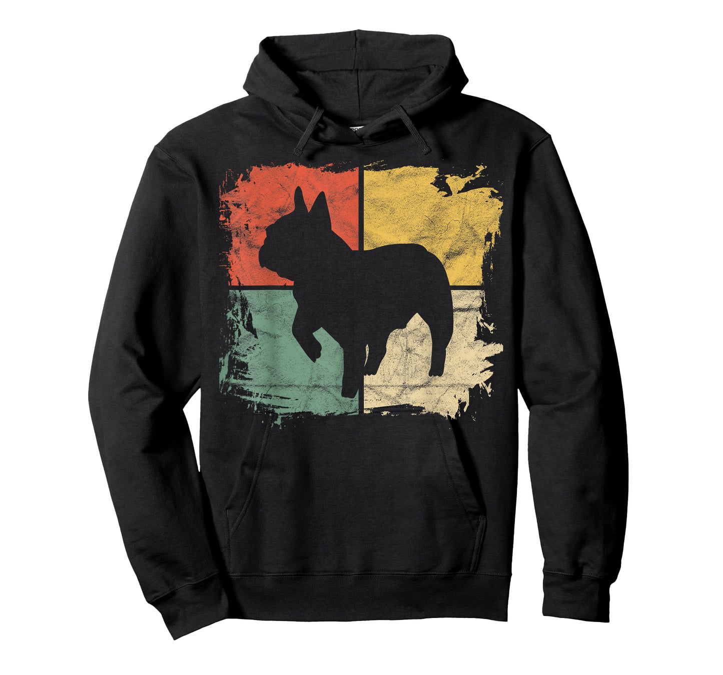 Square Retro Pug Owner Gift Dog Parent Dad Puggle Mom T-Shirt