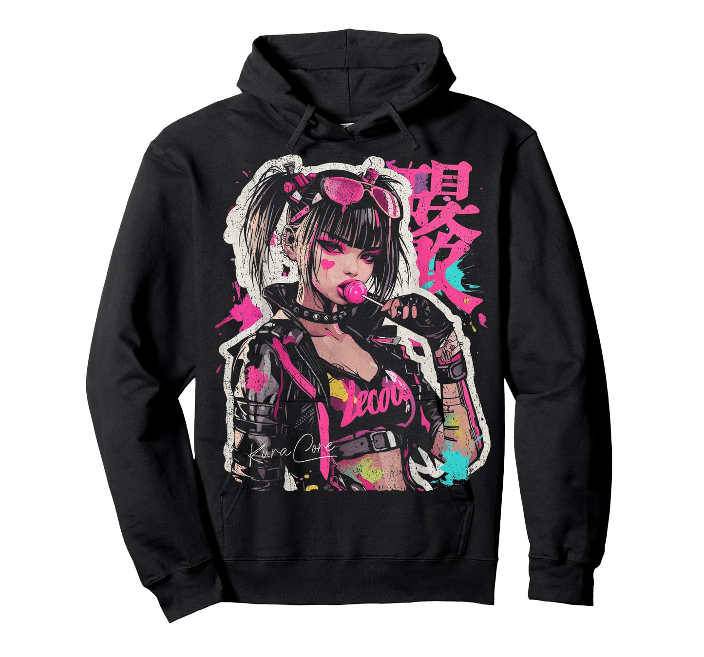 Japanese Streetwear Cyberpunk Y2K Techwear Retro Manga Anime T-Shirt