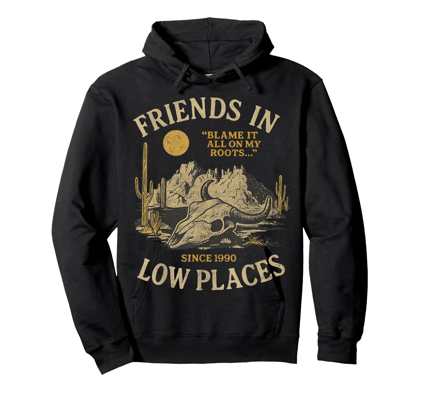Friend in Low Places Vintage 90s Country Western Men Women T-Shirt
