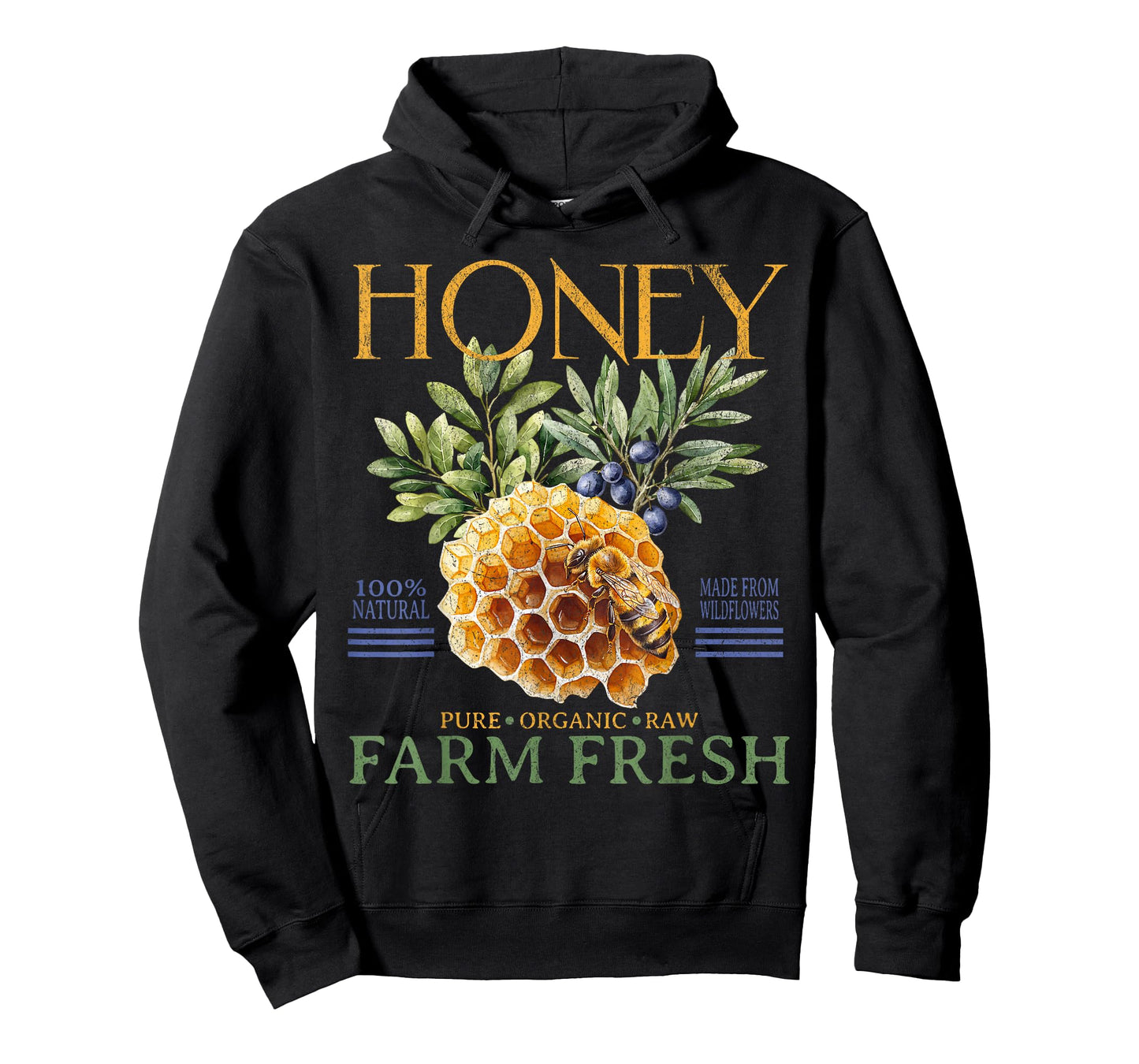 Farm Fresh Sweet Honey Locally Homegrown Farmer's Market T-Shirt