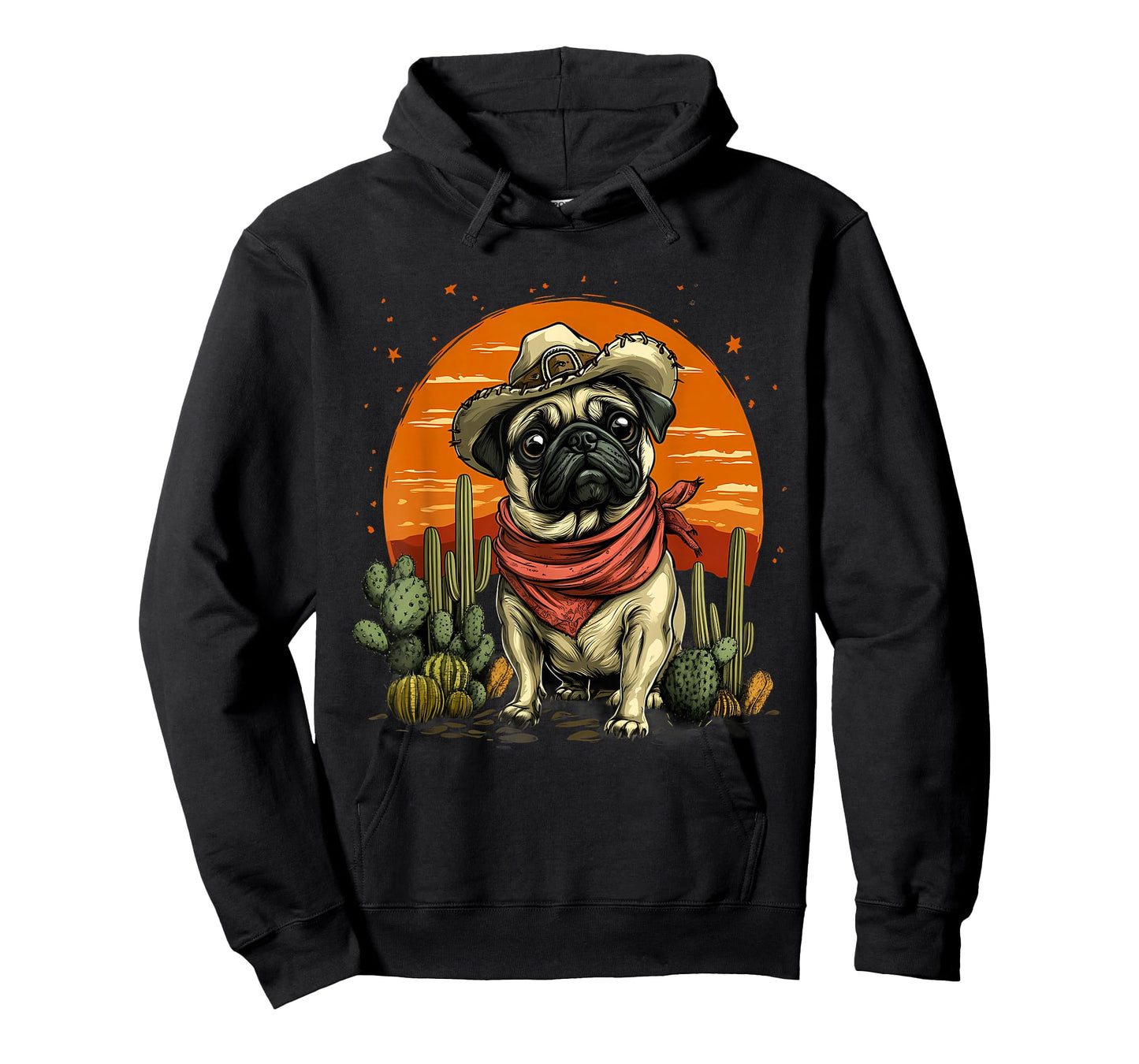 Cute Pug Owner Pug Lover Colorful Portrait Dog Pug T-Shirt