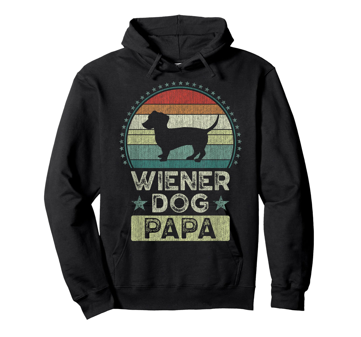 Wiener Dog Papa, Father's Day, Dad, Grandpa, Dachshund T-Shirt