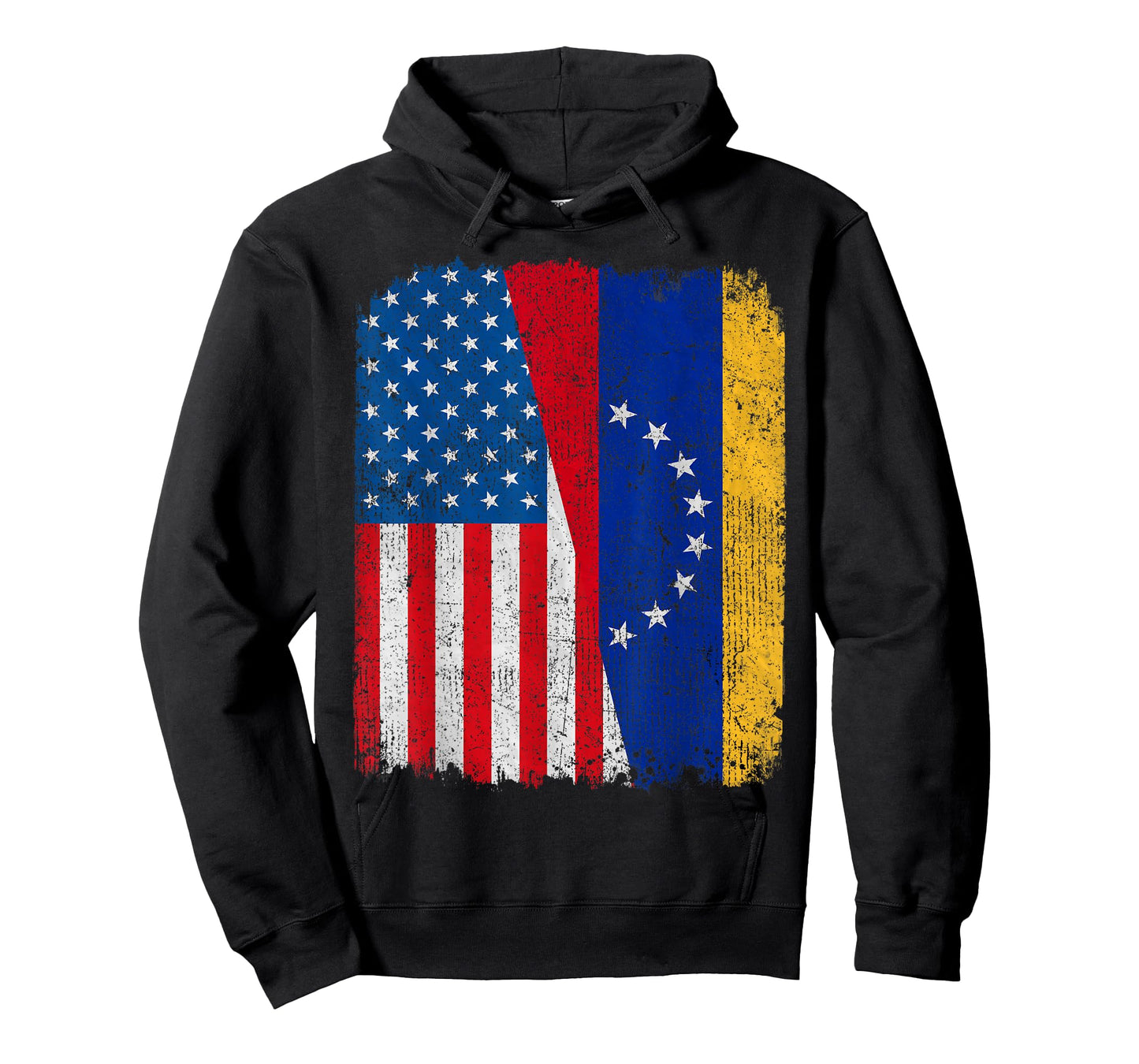 Venezuelan American Flag Half USA Venezuela Root Proud Women Kids Men T-Shirt