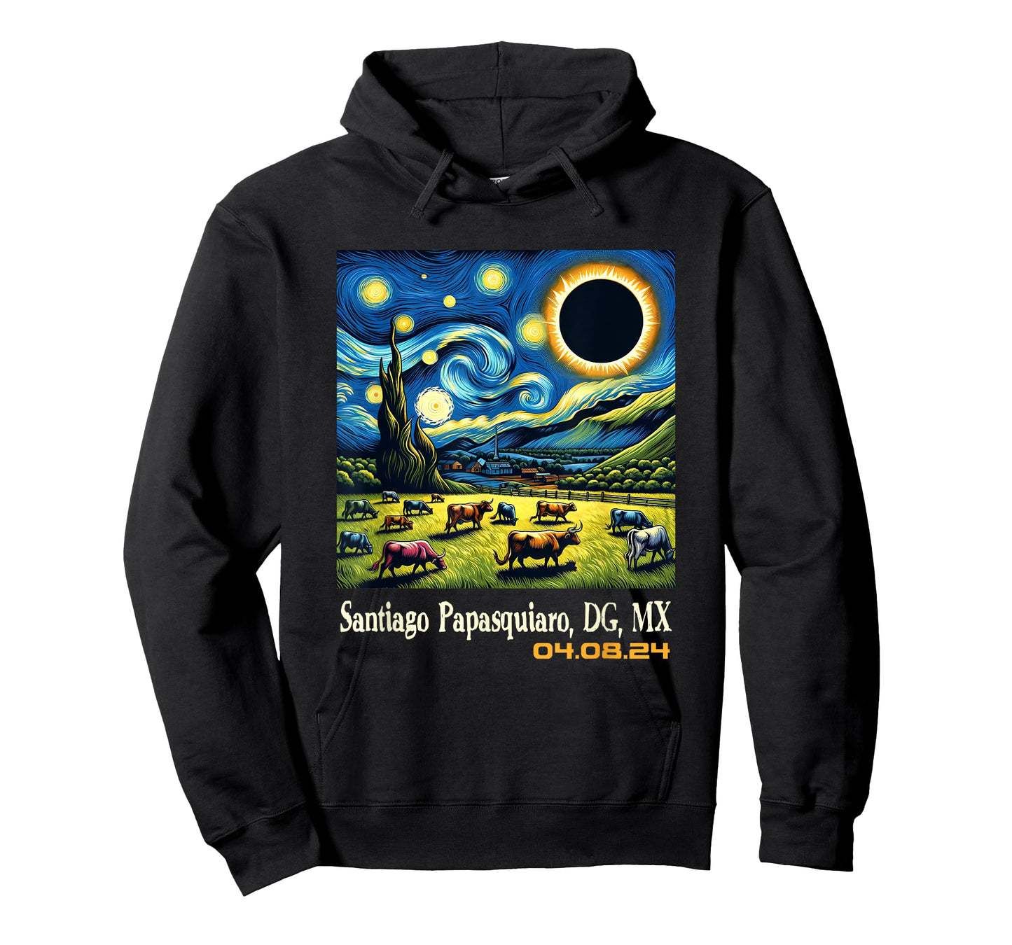 Countryside Solar Eclipse Santiago Papasquiaro Durango T-Shirt