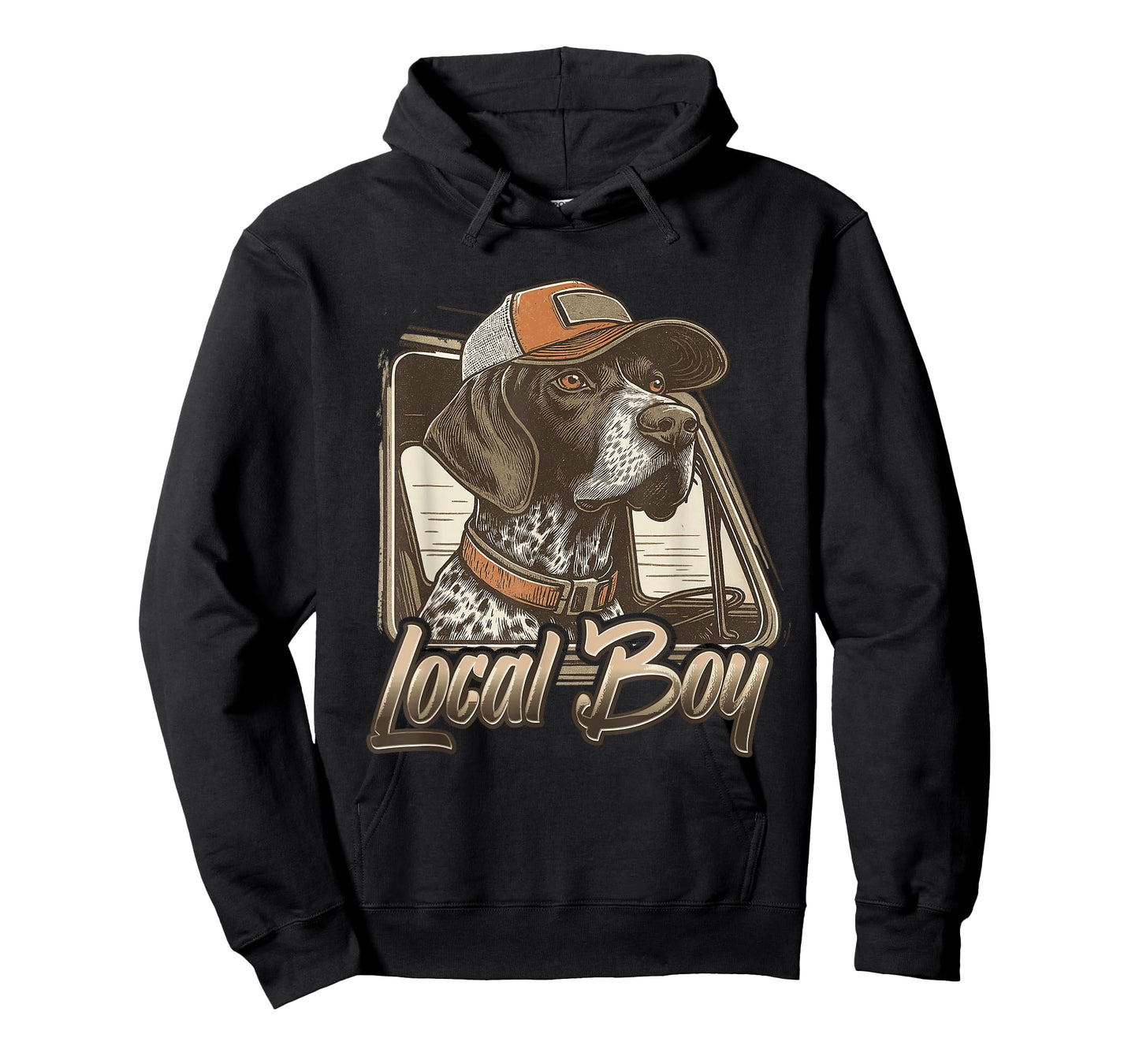Local Boy Hunting Dog Retro Southern Country Pride Vintage T-Shirt