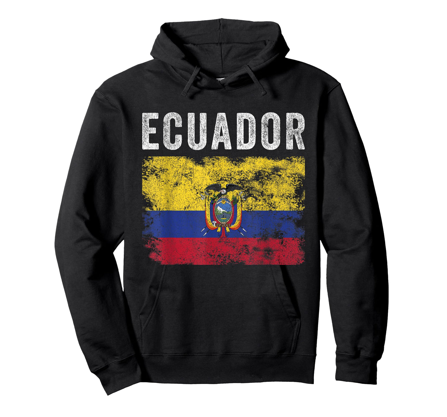 Ecuador Flag Distressed - Men Women Kids - Ecuadorian Flag T-Shirt