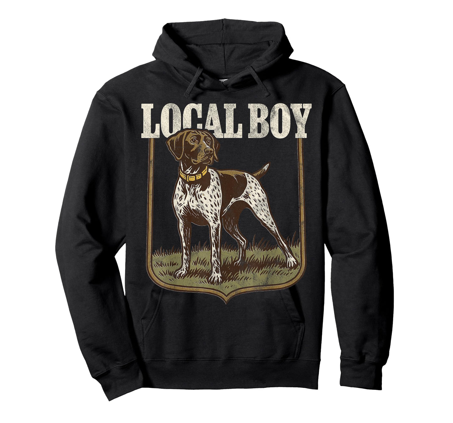 Local Boy Hunting Dog Retro Southern Country Pride Vintage T-Shirt