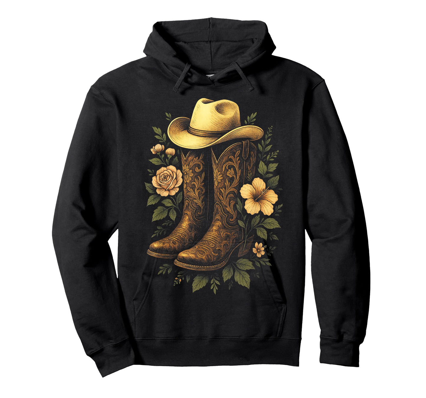 Cowboy Boots Western Rodeo Country Vintage T-Shirt