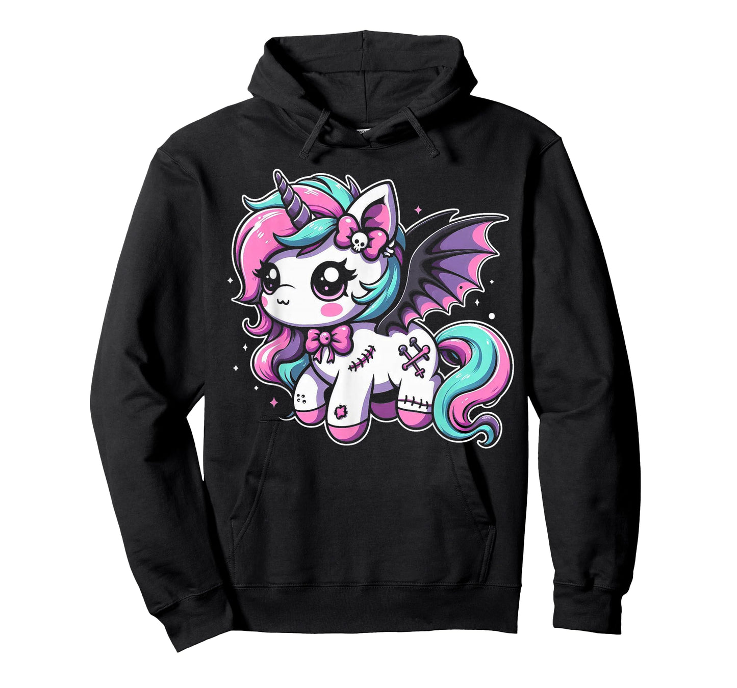 Pastel Goth Unicorn Kawaii Creepy Cute Aesthetic Art T-Shirt