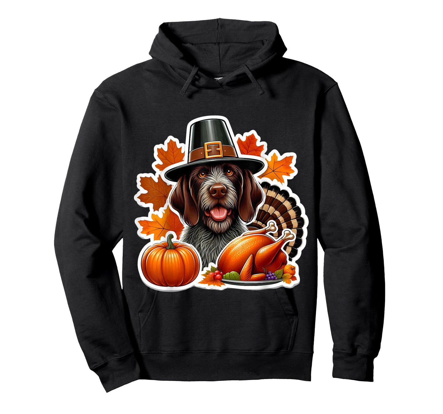 Thanksgiving German Wirehaired Pointer Dog Owner Lover Funny T-Shirt