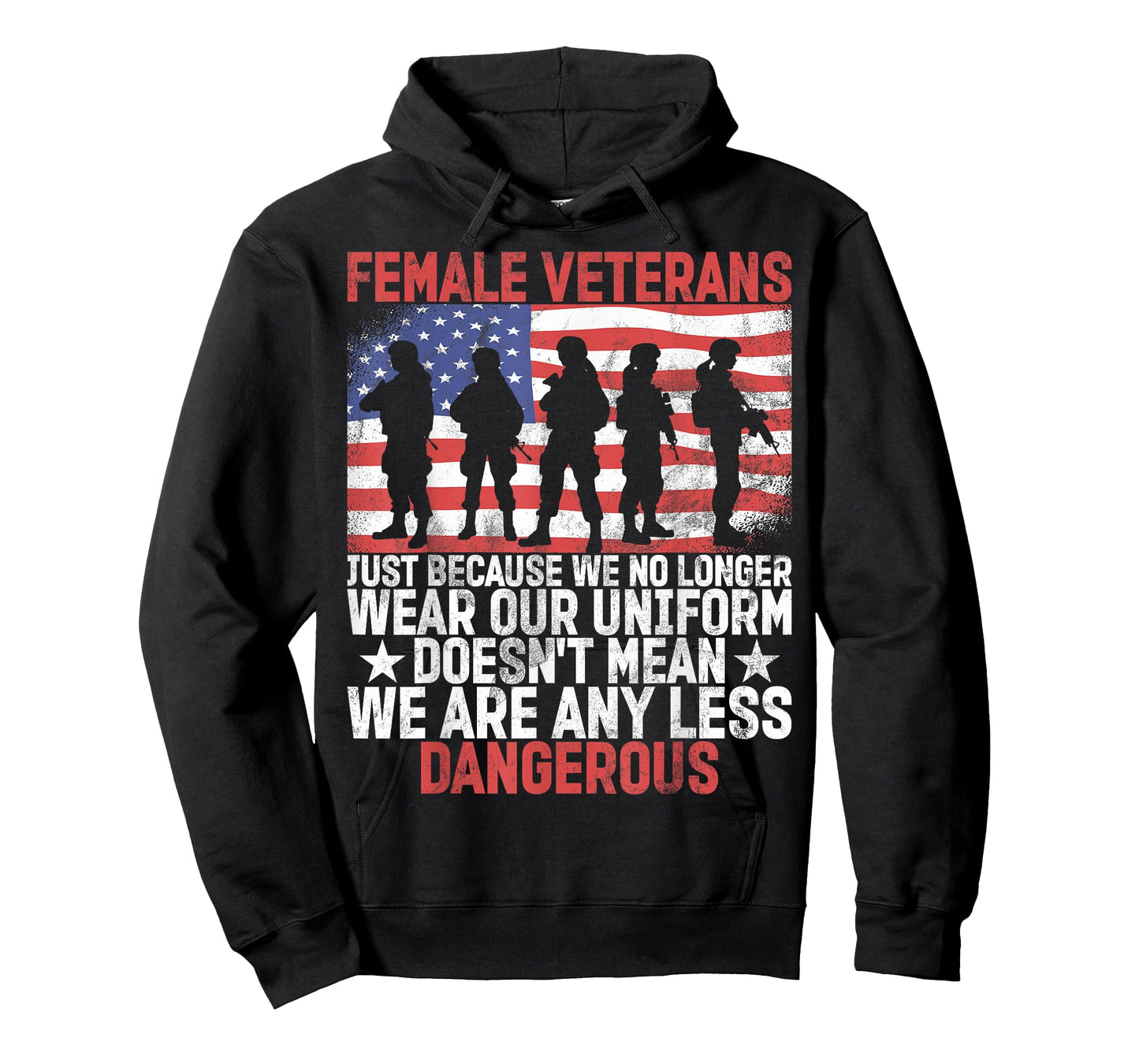 Female Veteran Veteran's Day Women Veteran Soldier Patriotic T-Shirt