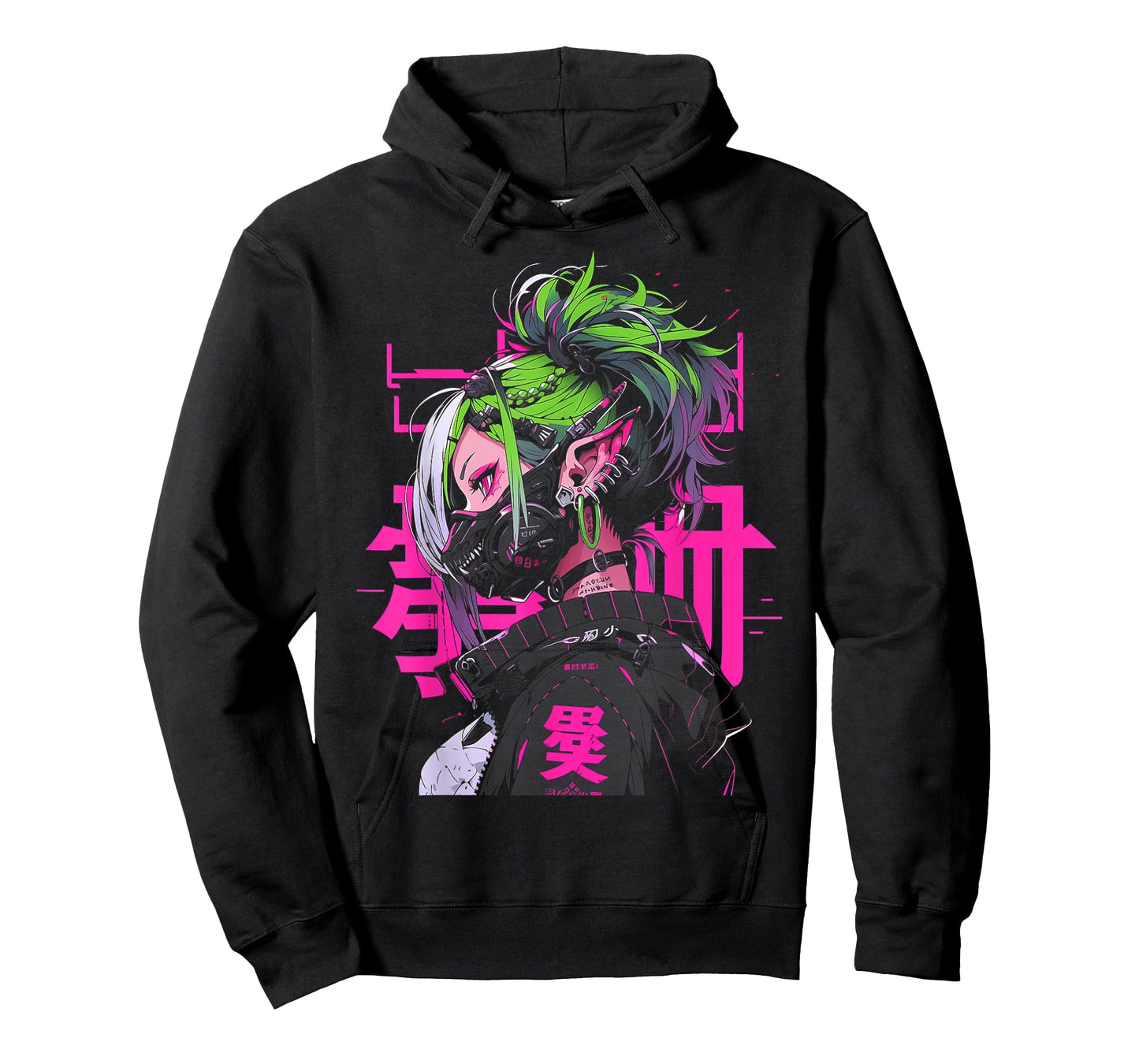 Anime Manga Cyberpunk Aesthetic Techwear Harajuku T-Shirt