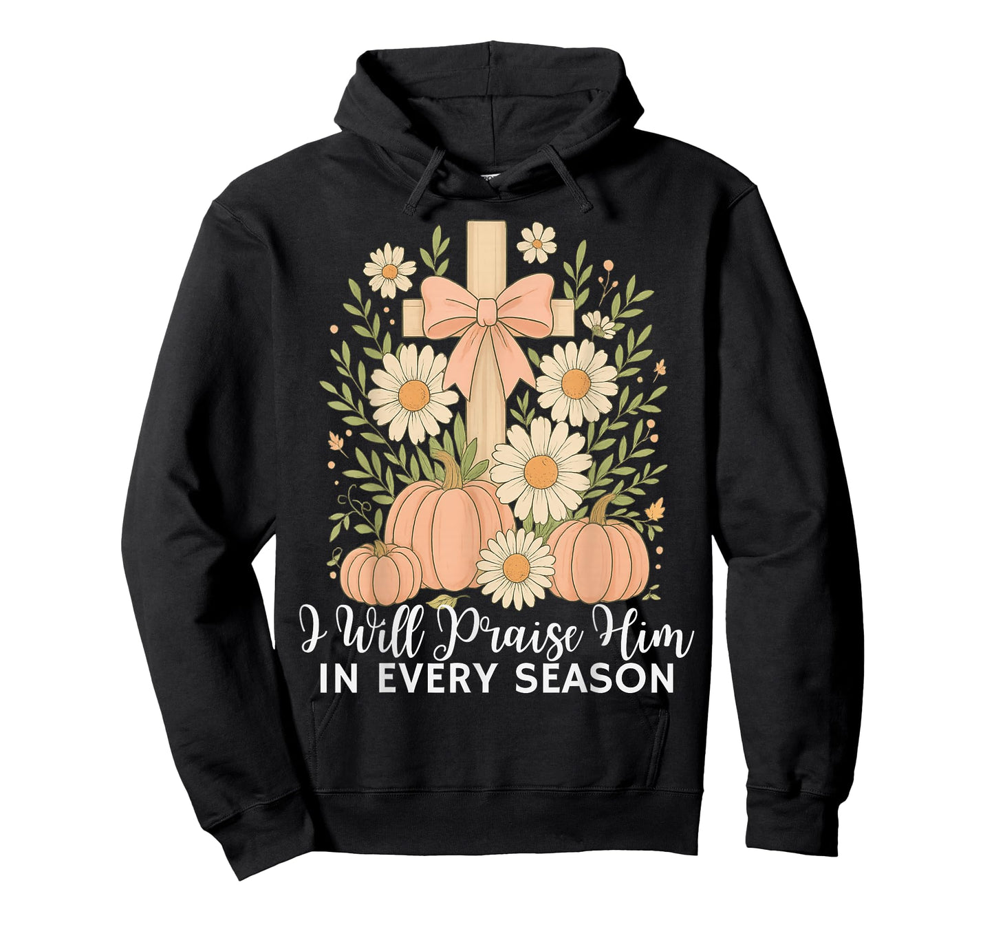 I Will Praise Him in Every Season, Coquette Thanksgiving T-Shirt