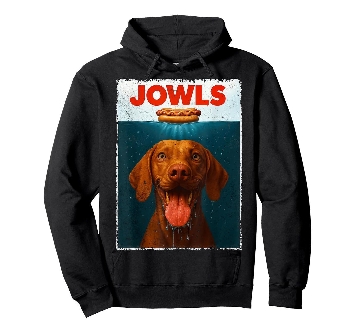 Vizsla Jowls Hungarian Velcro Dog Funny Dog Dad Dog Mom T-Shirt