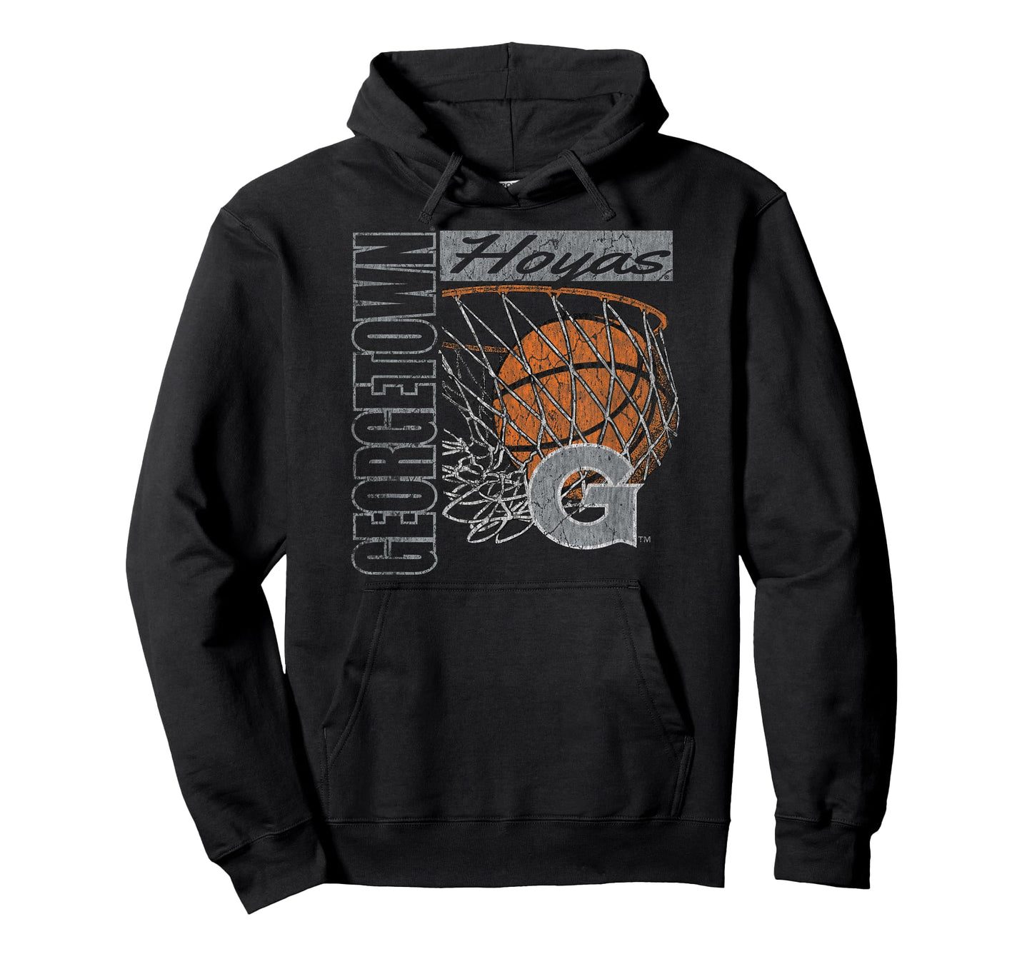 Georgetown Hoyas Vintage Basketball 90's Navy T-Shirt