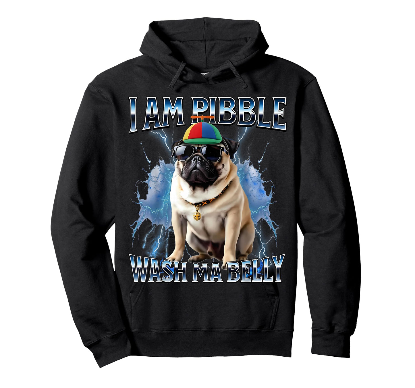 I Am Pibble Wash My Belly Funny Dog Clean My Belly Meme T-Shirt