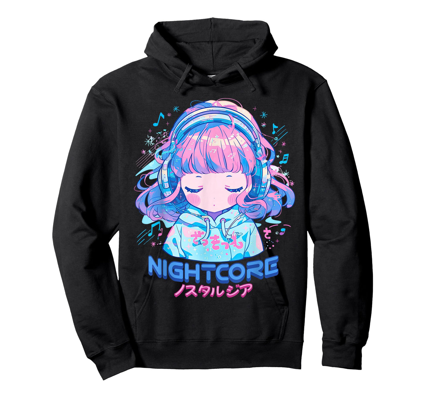 Nightcore Kawaii Chibi Anime Japanese Music Jpop T-Shirt