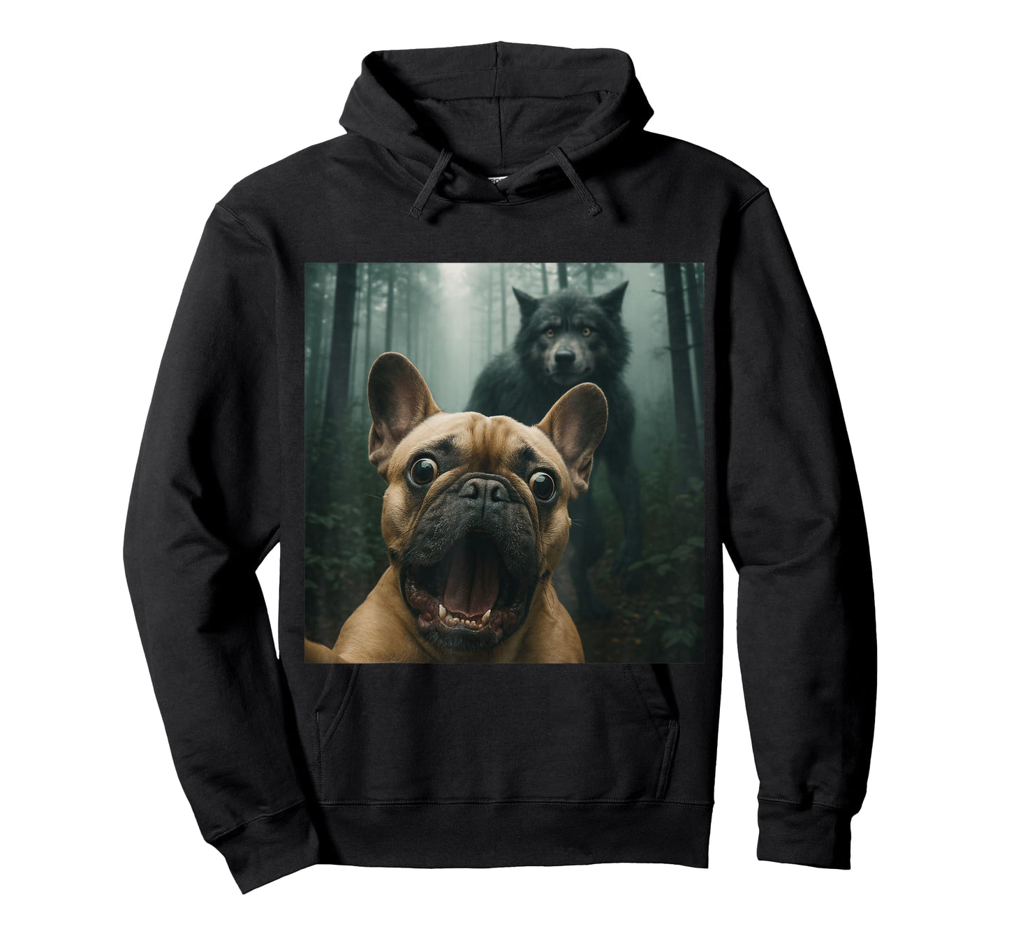 Frenchie Werewolf Funny Dog T-Shirt
