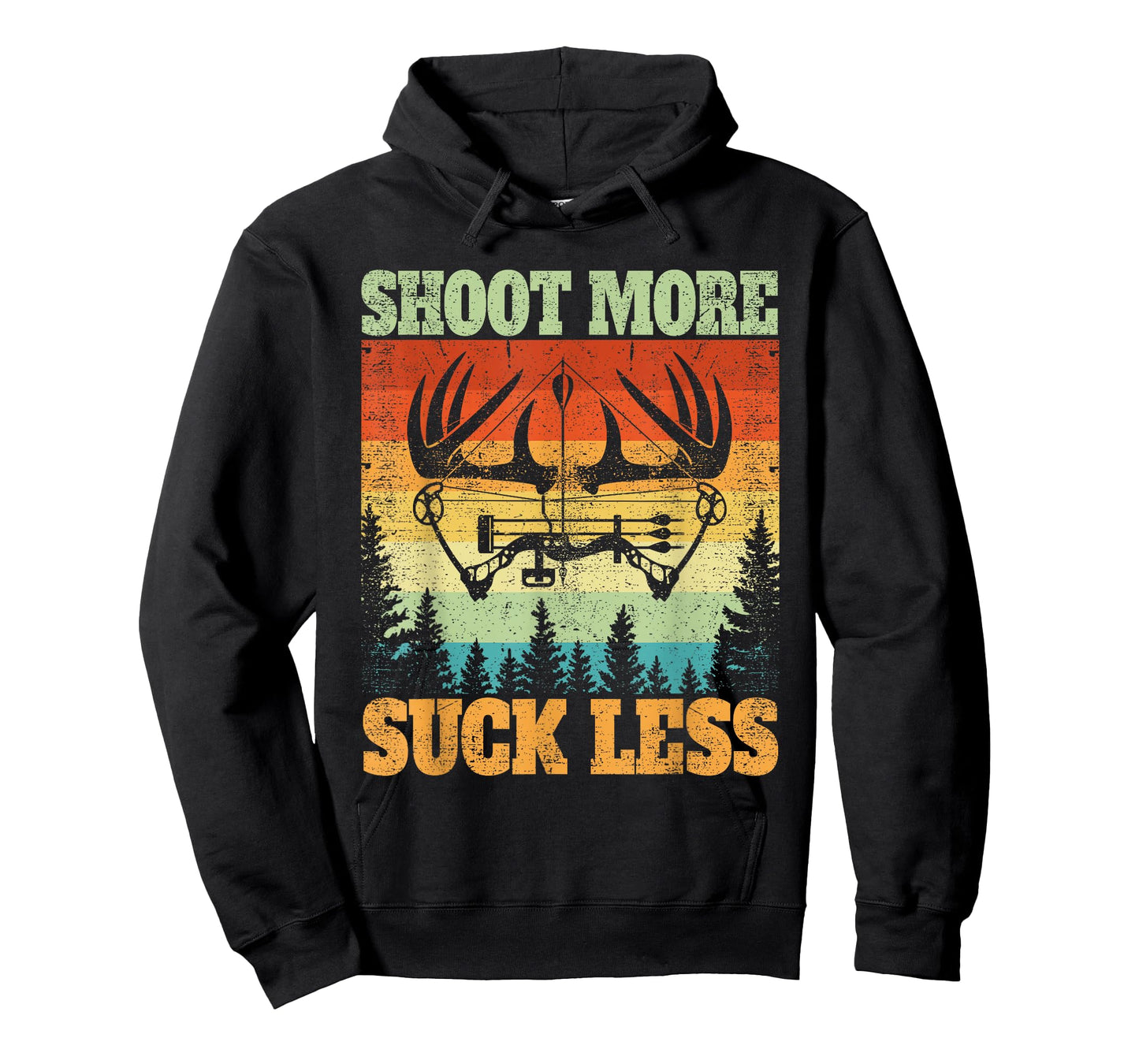 Shoot More Suck Less Funny Hunting Lover Hunter father's day T-Shirt