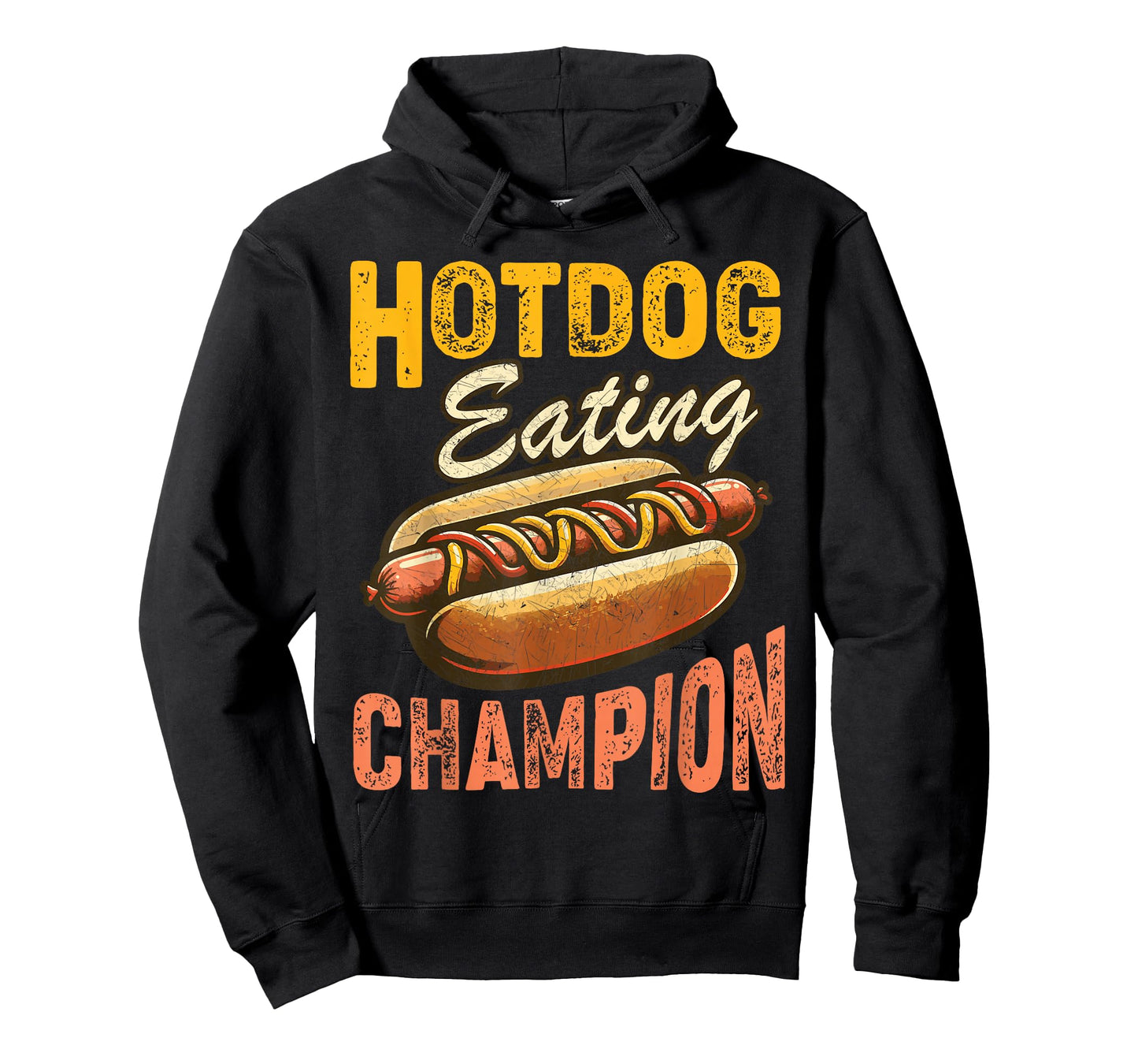 Funny Hotdog Eating Champion Estate Fair Retro Food Contest T-Shirt