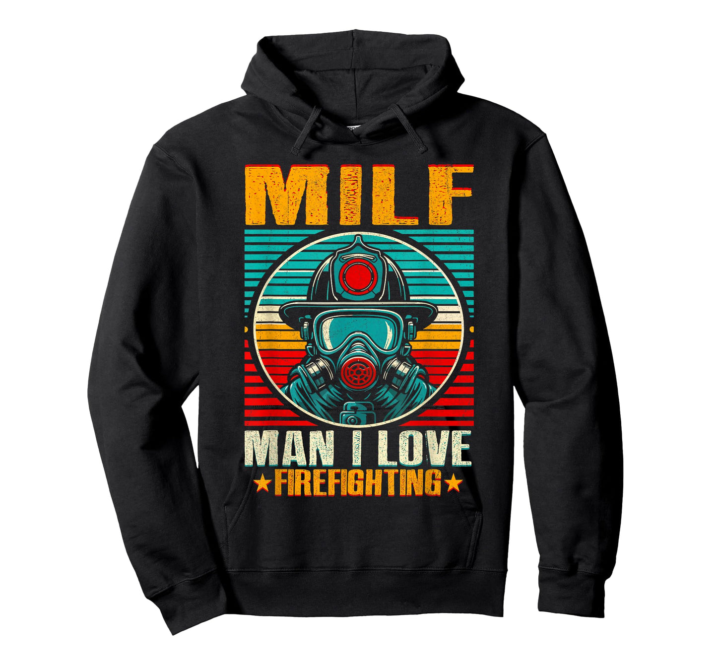 MILF Man I Love Firefighting Shirt Vintage Retro Firefighter T-Shirt